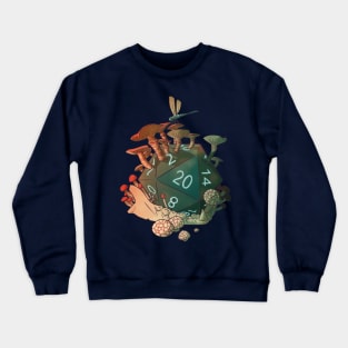 Druid Twenty Sided Die Crewneck Sweatshirt